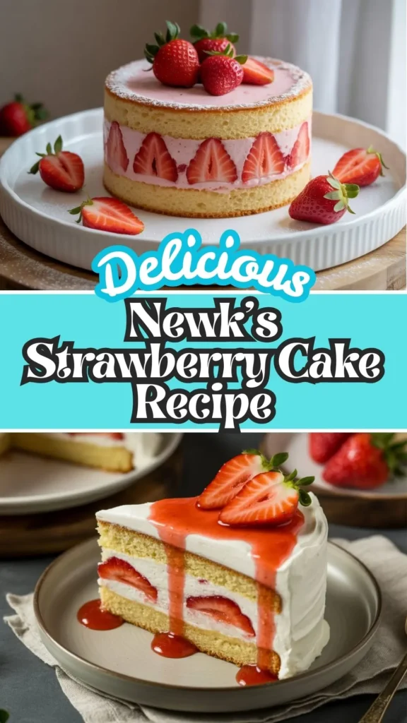 Newk's Strawberry Cake