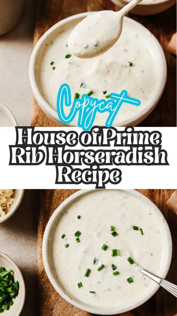 Copycat House of Prime Rib Horseradish Recipe