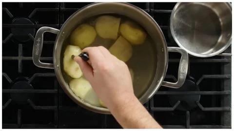 Simmer Gently & Test for Doneness