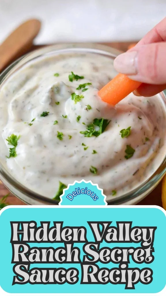 Copycat Hidden Valley Ranch Secret Sauce Recipe