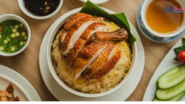 Roasted Hainan Chicken Rice Recipe