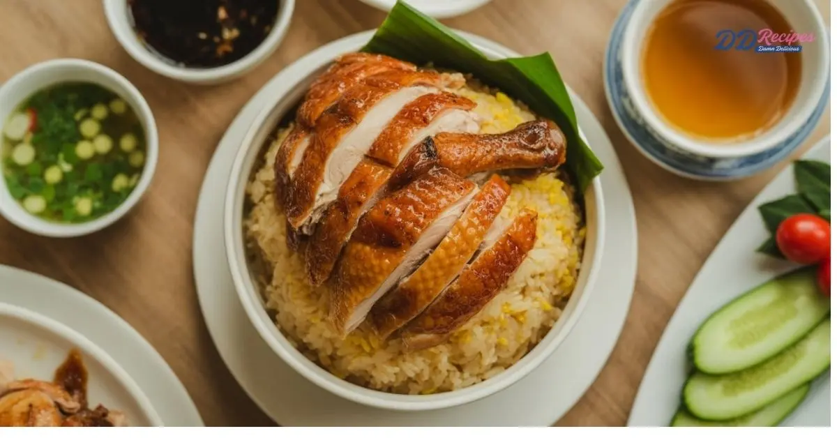 Roasted Hainan Chicken Rice Recipe